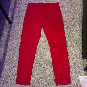 Oxo Red Drawstring Pants